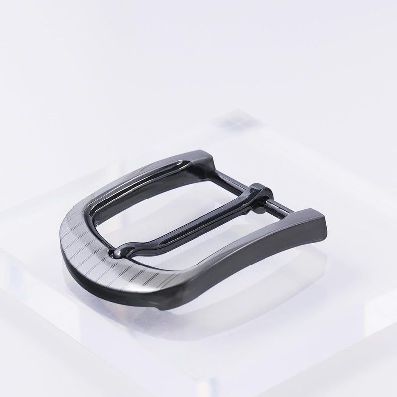 LAXPICOL 1.5"(40mm) Solid Sturdy Single Prong Square Belt Buckle For Men - Image 3